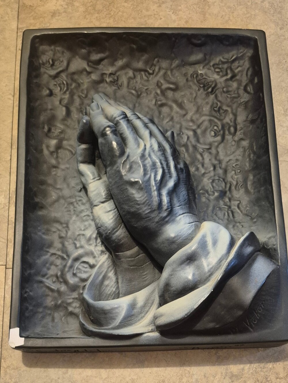 Creative Arts Inc Prayer Praying Hands 3D Wall Plaque Victor Religious Decor